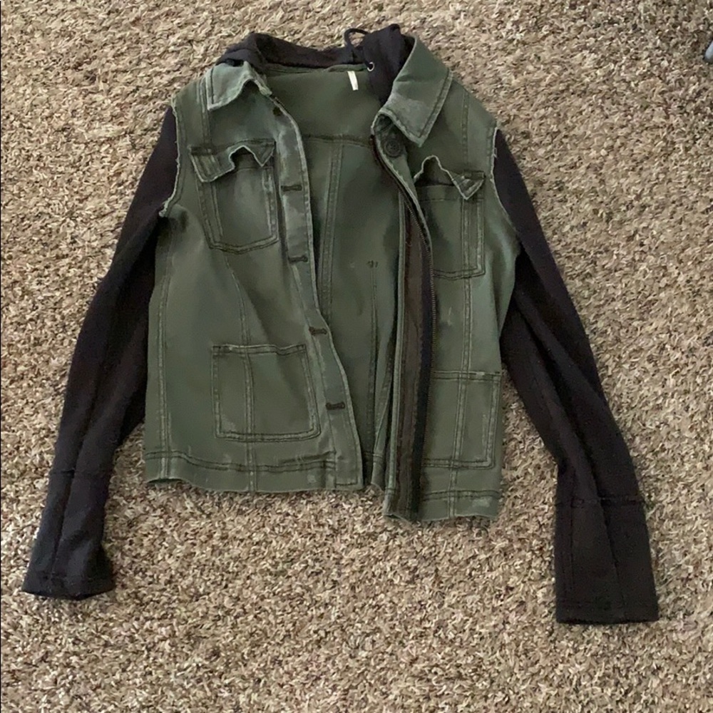 Free People Army/Military Style Jacket